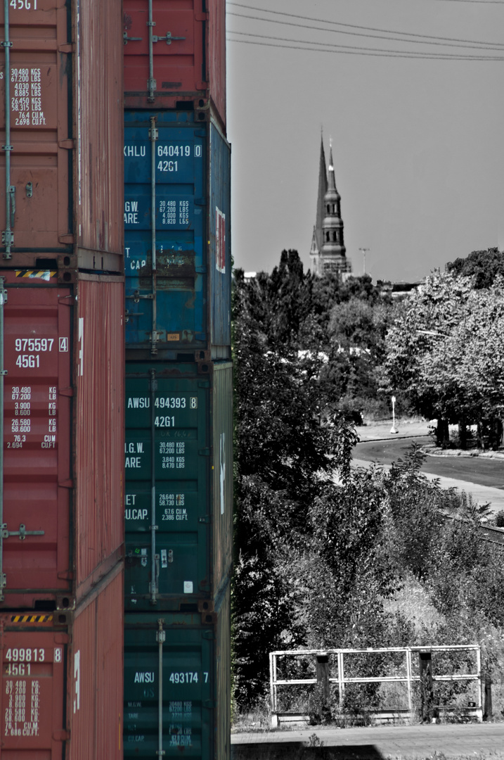 Hamburg und seine Container