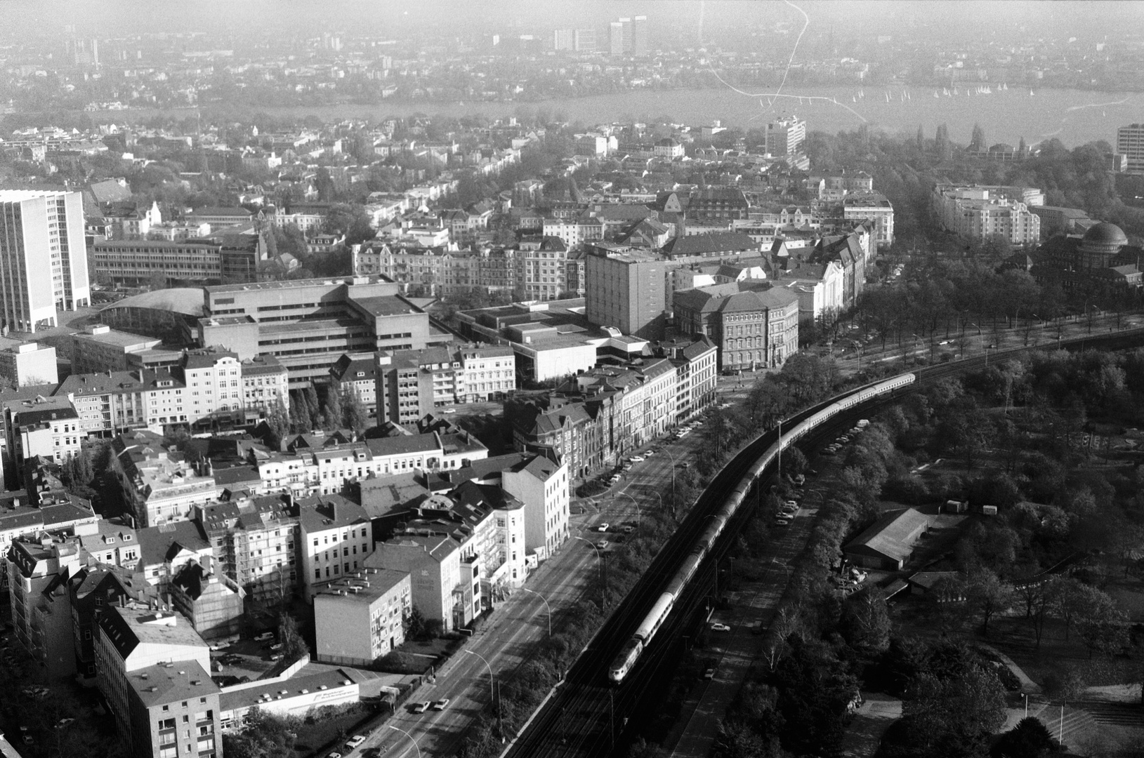 Hamburg von oben 