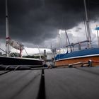 Hamburg vor dem Regen