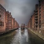 Hamburg - Wasserschlösschen am Zusammenfluss von Wandrahmsfleet und Holländischbrookfleet