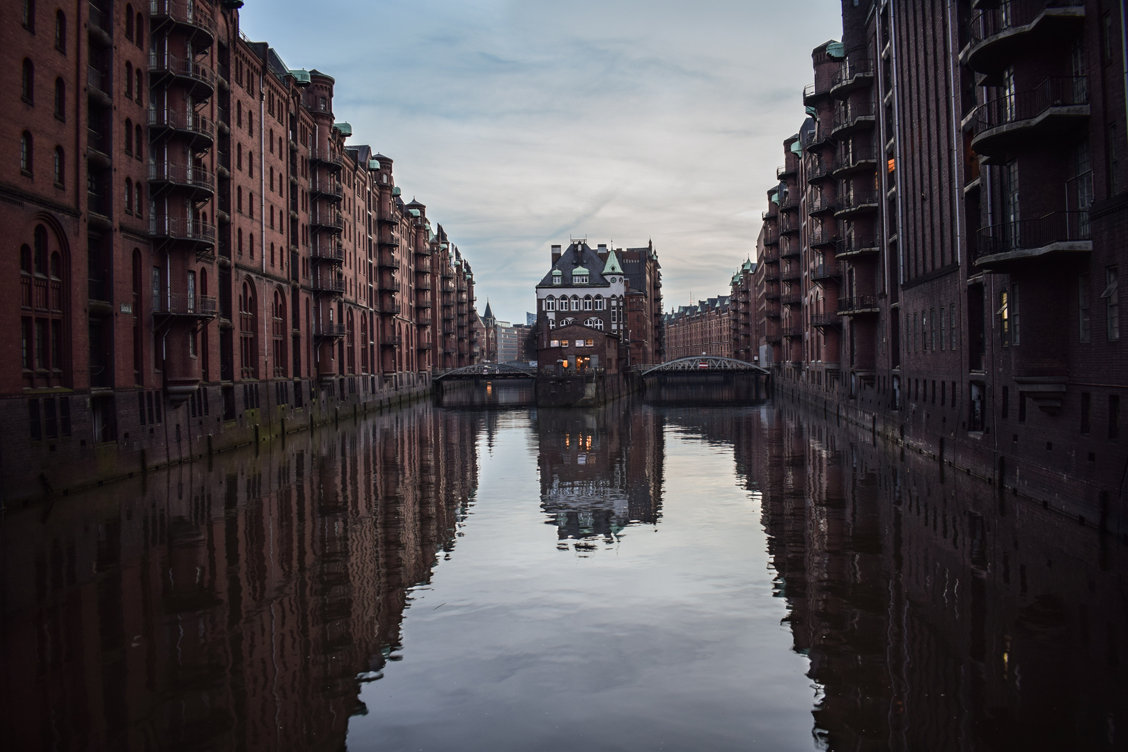 Hamburg Wasserschloss (Reflexion)