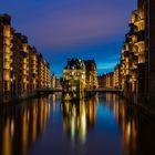 Hamburg Wasserschloss-Speicherstadt