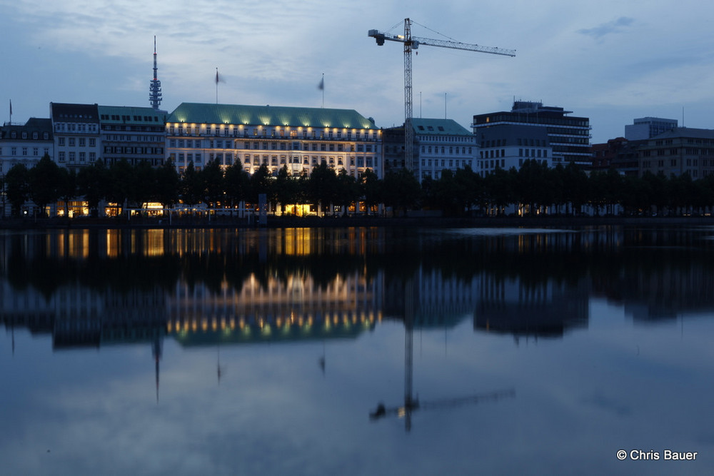 Hamburg zur blauen Stunde