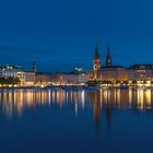 Hamburg zur blauen Stunde