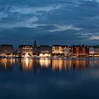 Hamburger Binnenalster bei Nacht