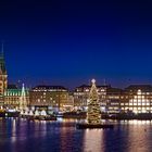 Hamburger Binnenalster zur Weihnachtszeit