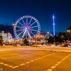 Hamburger Dom bei Nacht