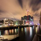 Hamburger Elbphilharmonie bei Nacht