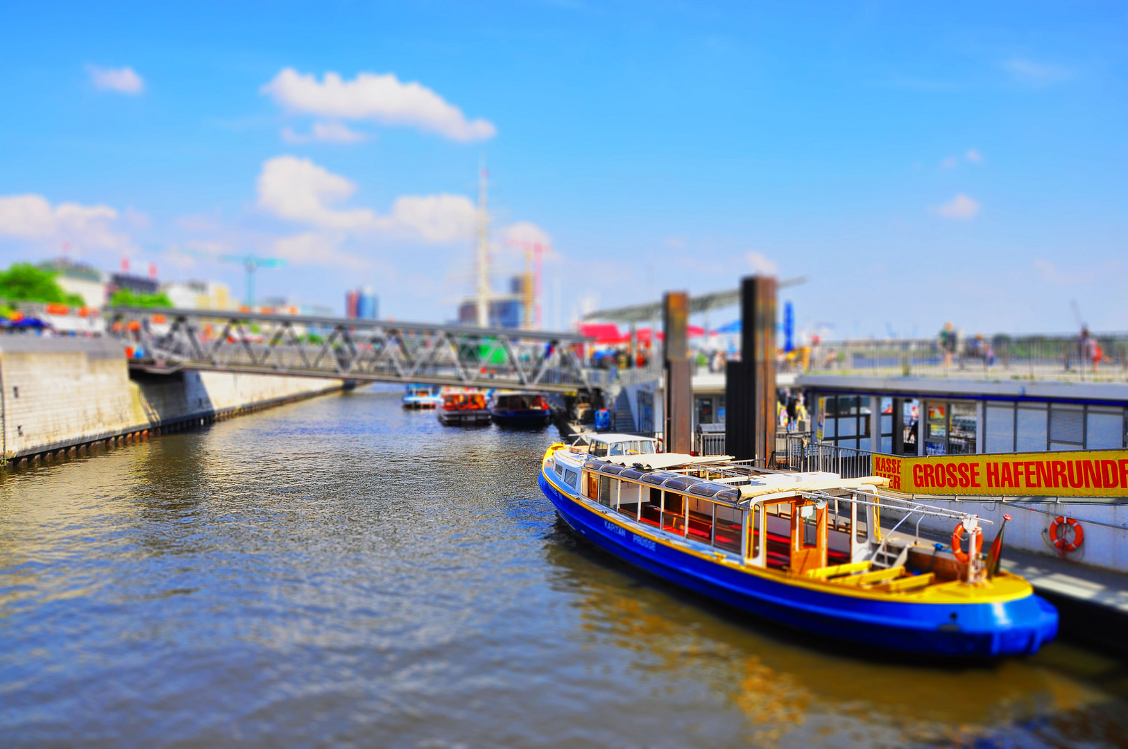 Hamburger Hafen als Miniatur