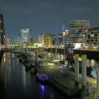 Hamburger Hafen am Abend