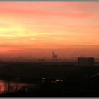 Hamburger Hafen am Abend