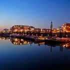 Hamburger Hafen am Abend