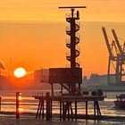Hamburger Hafen am Morgen 