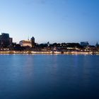 Hamburger Hafen bei Nacht