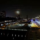 Hamburger Hafen bei Nacht