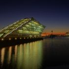 Hamburger Hafen bei Nacht (Altonaer Fischmarkt)