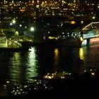 Hamburger Hafen bei Nacht