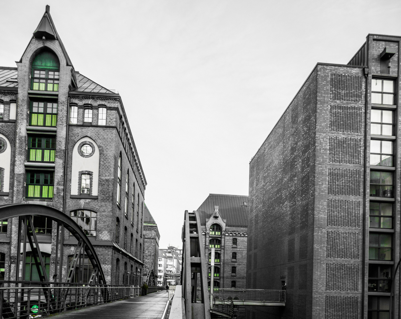 Hamburger Hafen City Alte Speicherstadt