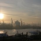 hamburger hafen - es wird kalt ende november