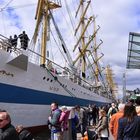 Hamburger Hafen Geburtstag : Der längste Segler der Welt oder doch nur eine optische Täuschung