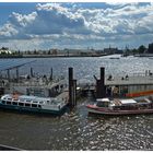 Hamburger Hafen im August 2010