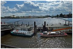 Hamburger Hafen im August 2010