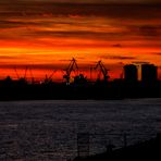 Hamburger Hafen im Nov. 2010