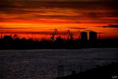 Hamburger Hafen im Nov. 2010