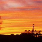 Hamburger Hafen in den Abendstunden