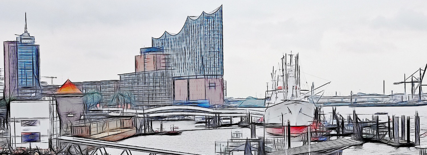 Hamburger Hafen ipicture-e ART Workshop Styl