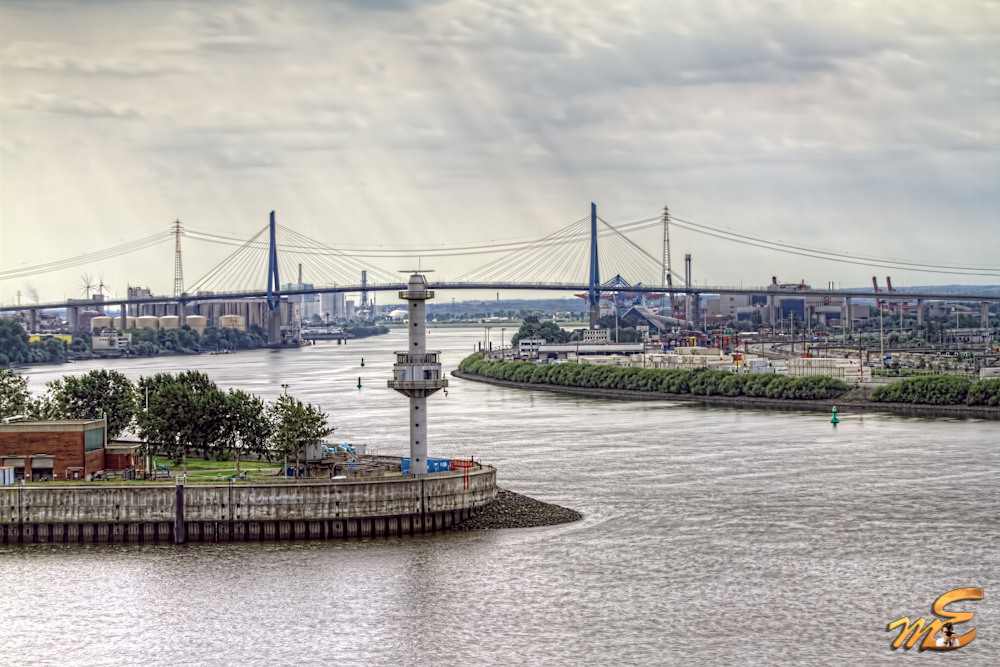 Hamburger Hafen - Köhlbrandbrücke