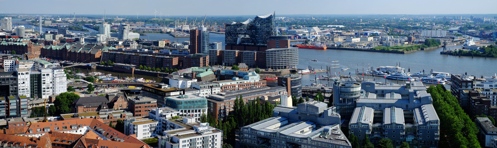 Hamburger Hafen Panorama