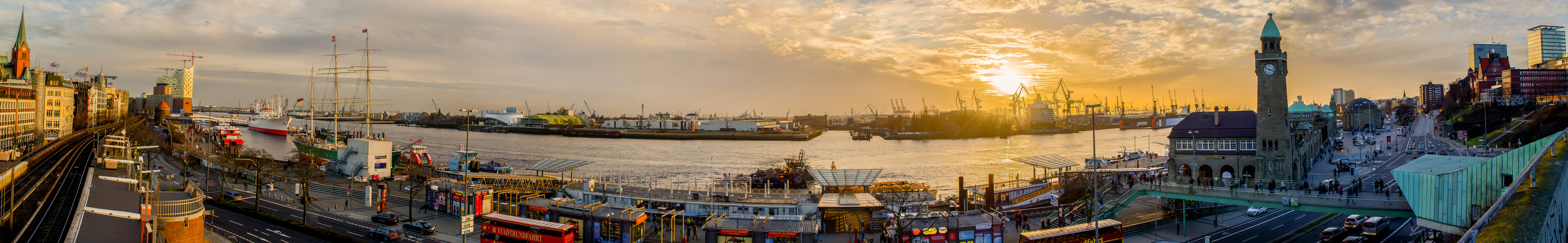 Hamburger Hafen Panorama