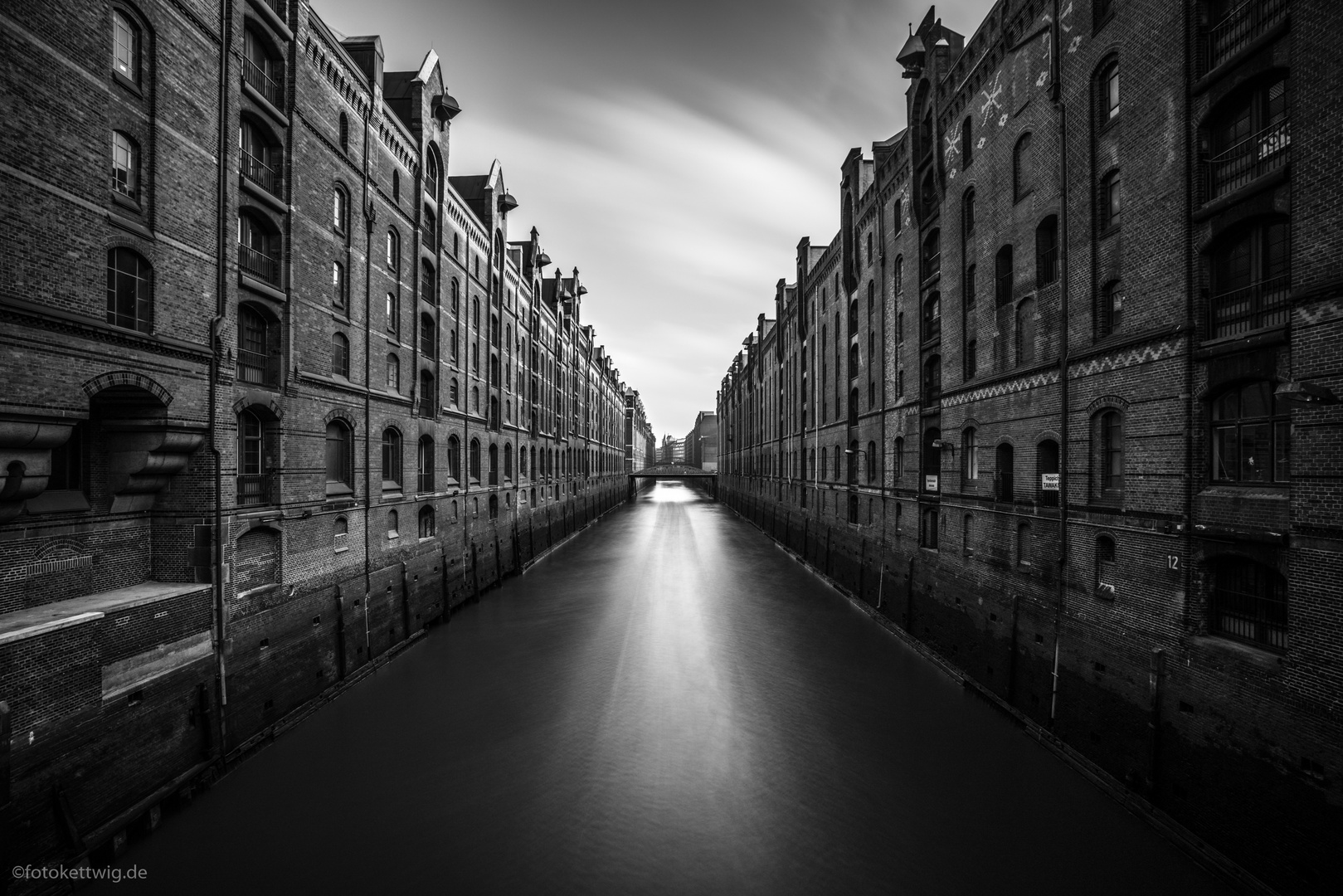 Hamburger Hafen. Speicherstadt.