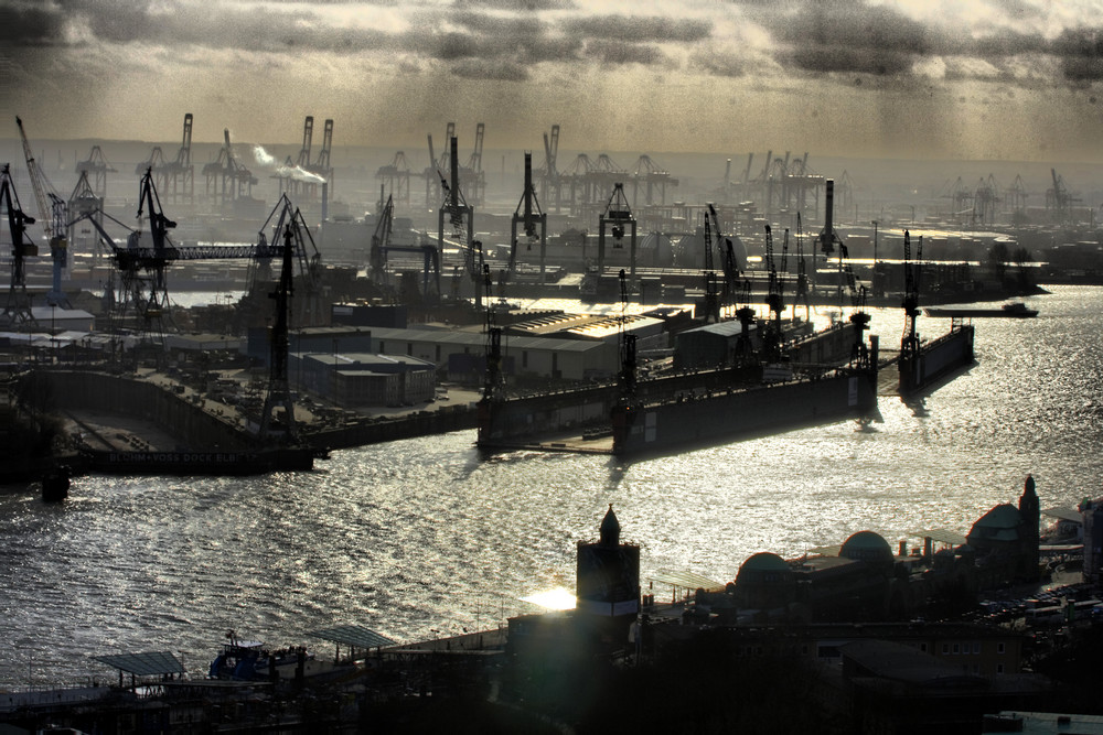"Hamburger Hafen" © weltenfeuer ; DAS FOTOGRAFISCHE DUETT Folge 66