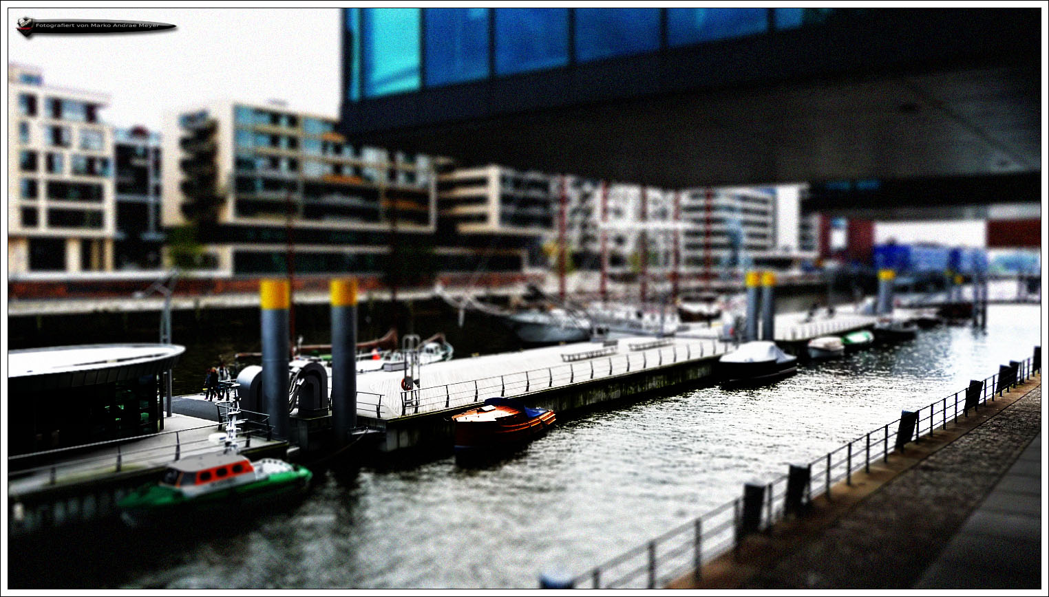 Hamburger Hafencity - Miniatureffekt