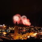 Hamburger Hafenfest Feuerwerk mal rot