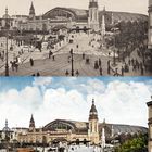 Hamburger Hauptbahnhof 1910-Colorized