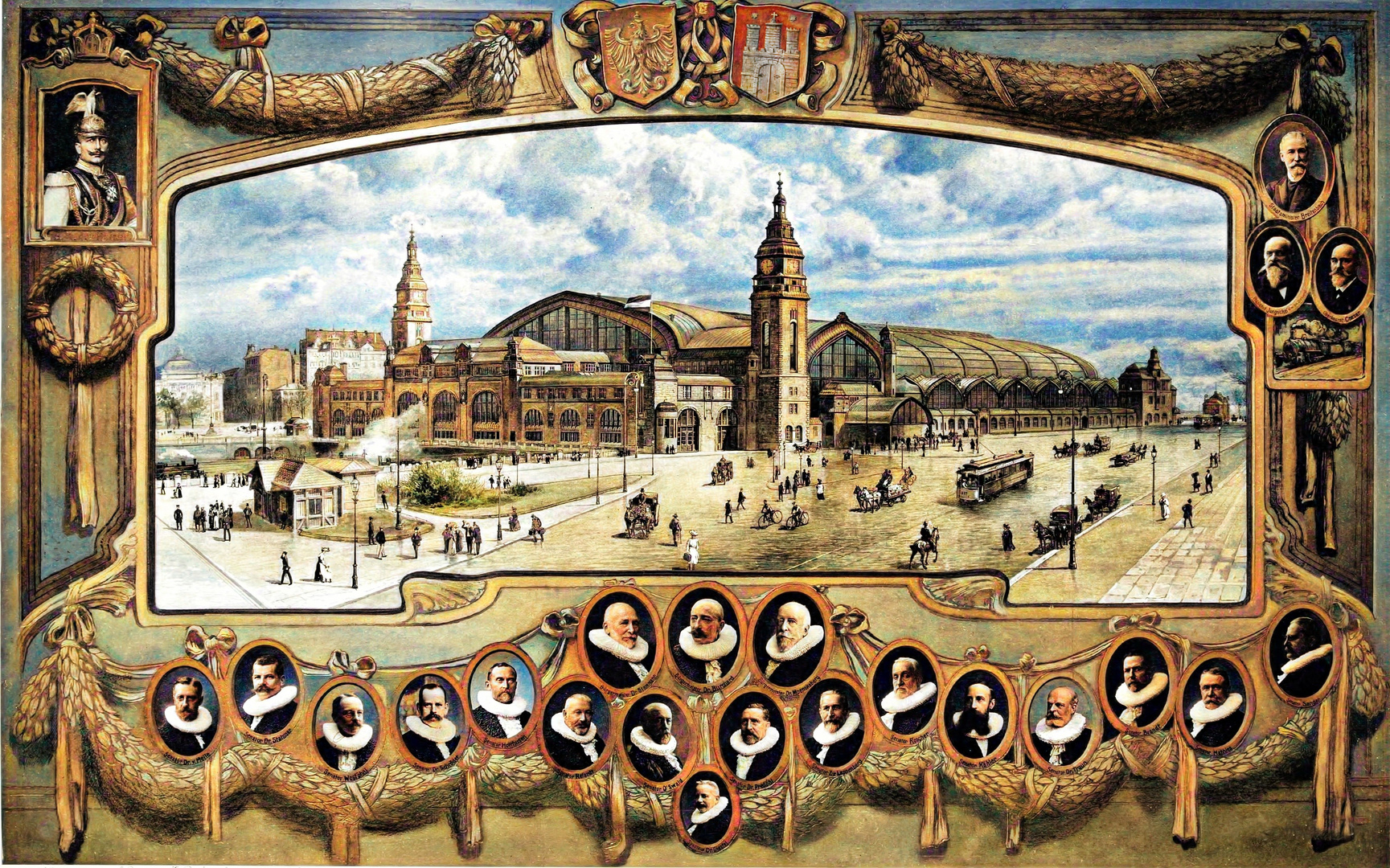 Hamburger Hauptbahnhof ca 1910