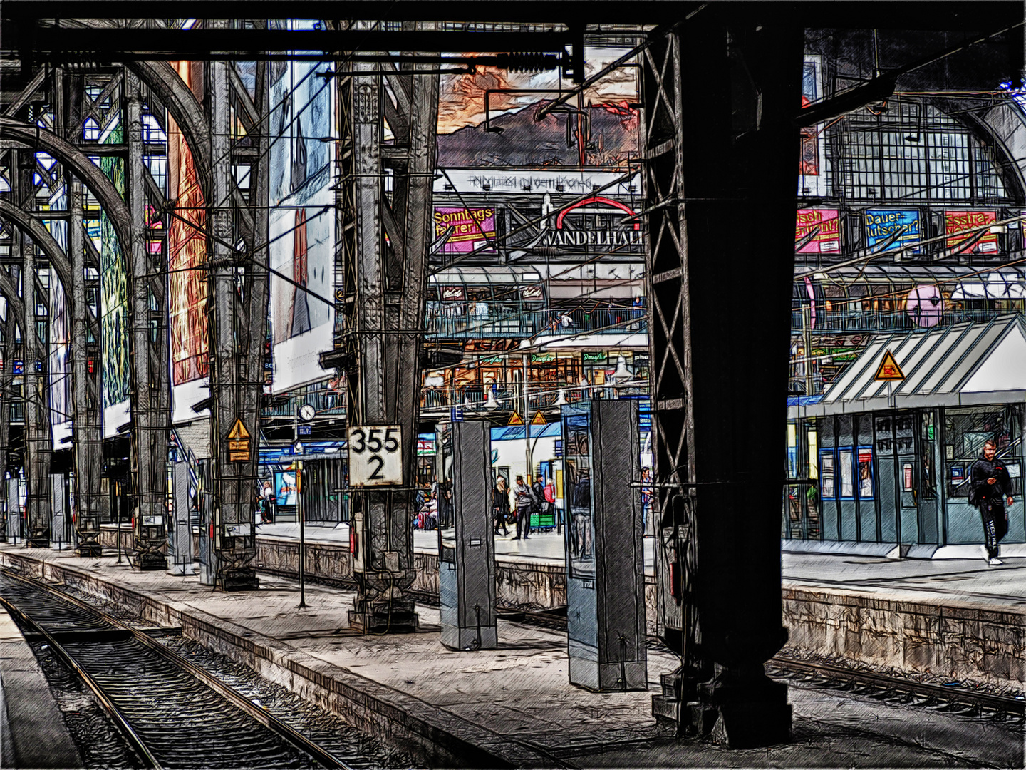 hamburger hauptbahnhof ..