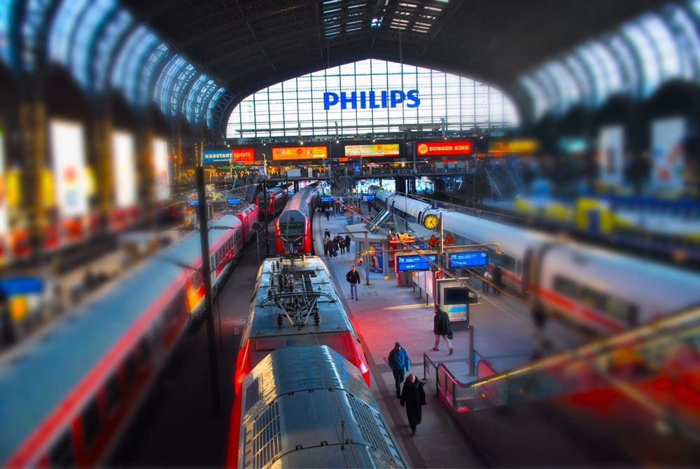 Hamburger HBF als Miniatur