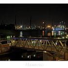 Hamburger-Impressionen " Blick von der Landungsbrücke bei Nacht....."