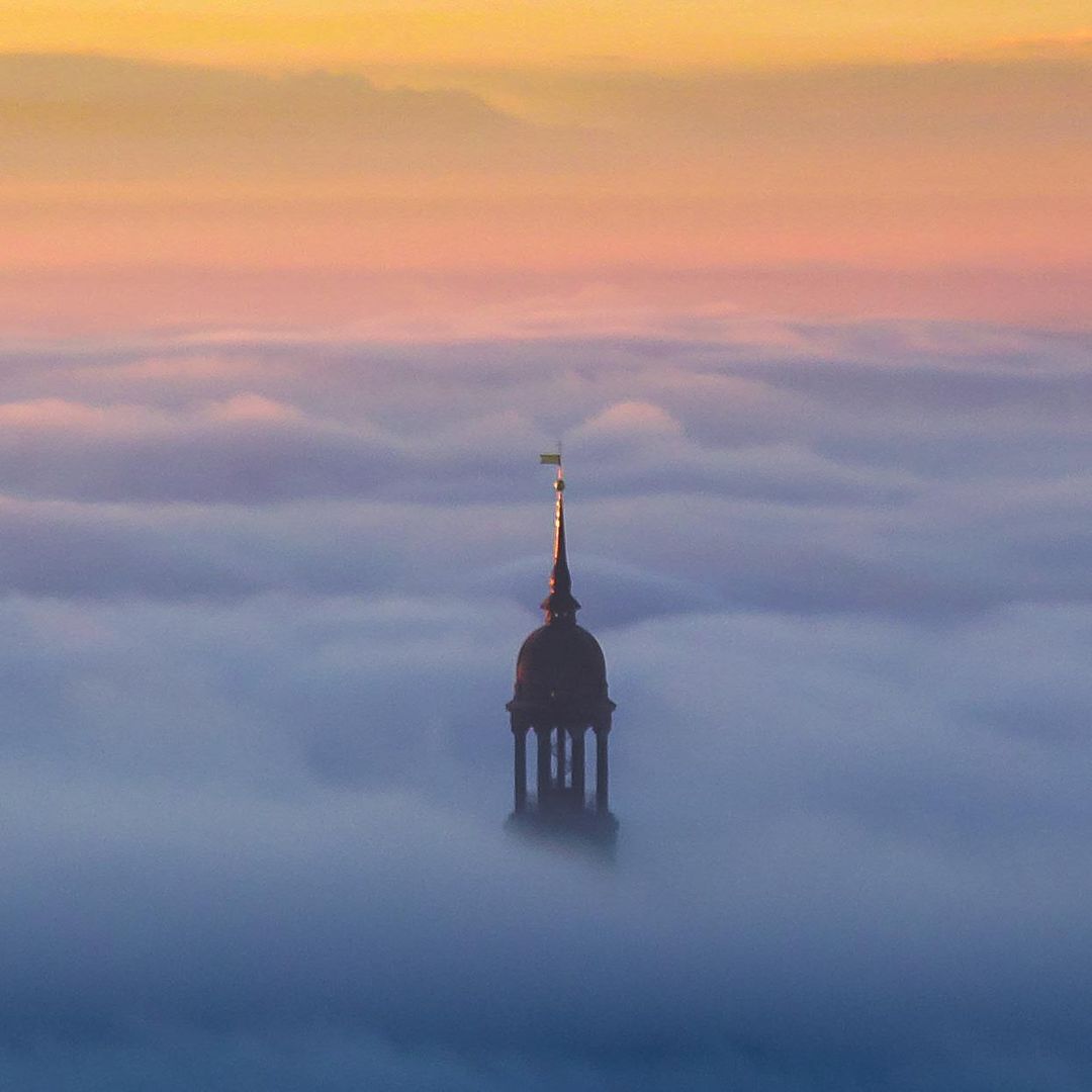 Hamburger Michel (Aufnahme vom HH-Fernsehturm)