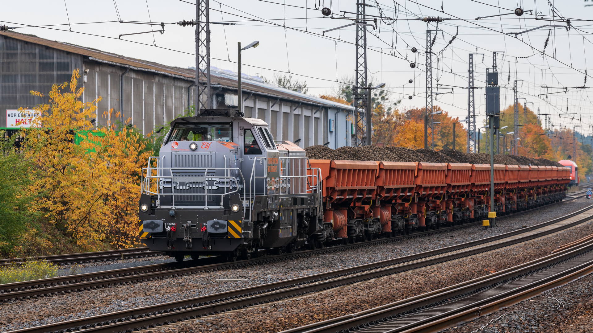 Hamburger Rail Service Vossloh DE 18 Lok "Elif" 