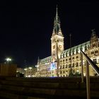 Hamburger Rathaus aus Richtung Alsterfleet