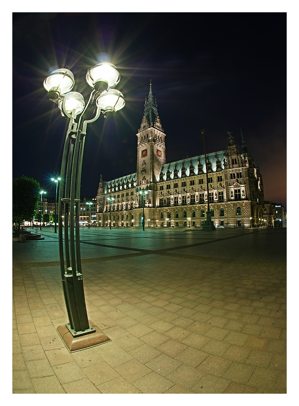 Hamburger Rathaus @ Night