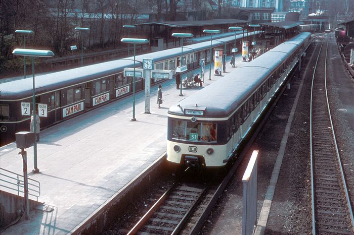 Hamburger S-Bahn Blankenese 1978