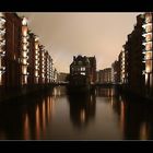 Hamburger Speicherstadt bei Nacht IIl