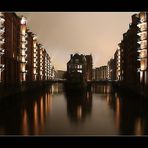 Hamburger Speicherstadt bei Nacht IIl