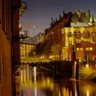 Hamburger Speicherstadt - Blick auf das Wasserschloss